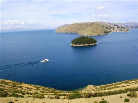 Isla en el Titicaca
